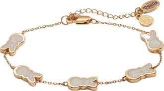 Alex and Ani Peeps Pearlized Bunny Bracelet in Gold at Nordstrom