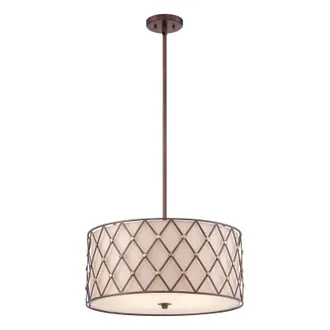 Loops 4 Bulb Ceiling Pendant Light Fitting Copper Canyon LED E27 100W Bulb