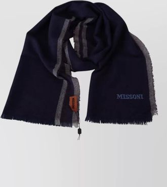 Missoni striped wool scarf