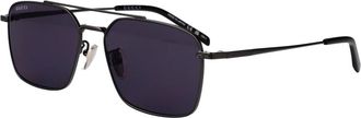 Gucci Gg 1957Sa Zonnebril - Heren - Zonnebrillen - Paars - 58 MM - Nylon - Accessoires