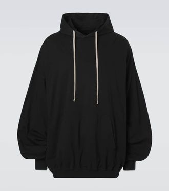 Rick Owens DRKSHDW Hun cotton jersey hoodie