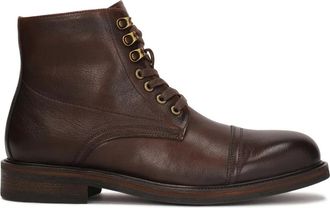 Kazar Elegante bruine herenlaarzen - Heren - Veterlaarzen - Bruin - 40 EU - Leer - Schoenen