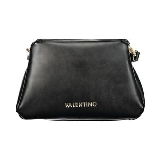 Valentino Cross Body Bags, female, Black, Size: ONE SIZE Polyethylene Handbag with Structured Design