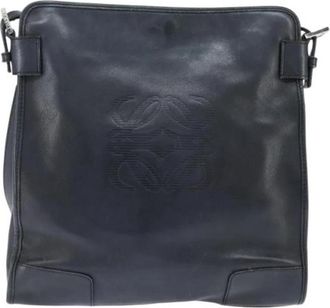 Loewe Pre-owned Leren Schoudertas - unisex - Vintage Schoudertas - Zwart - ONE Size - Leer - Vintage