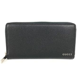 Gucci Pre-owned Vintage Long wallet (bi-fold) - Heren - Vintage Accessoires - Zwart - ONE Size - Leer - Vintage