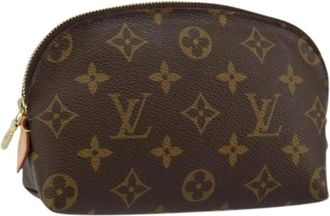 Louis Vuitton Pre-owned Canvas pouches - Dames - Vintage Clutch - Bruin - ONE Size - Vintage