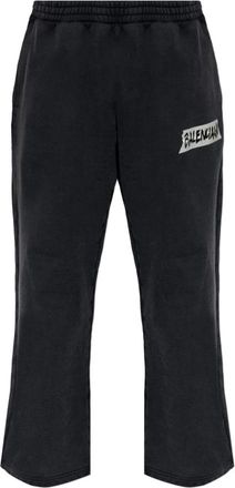 Balenciaga Wide Trousers, male, Gray, Size: XS Wide-leg Sweatpants