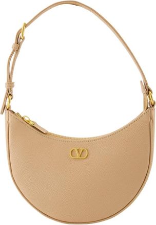 Valentino Garavani Mini sac Hobo - Dames - Schoudertassen - Beige - ONE Size - Leer - Tassen