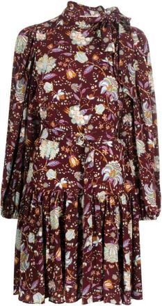 Ulla Johnson Elegante Multicolor Midi Jurk - Dames - Casual kleedjes - Veelkleurig - M - Kleedjes