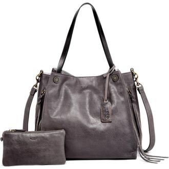 OLD TREND Daisy Leather Tote Bag in Heather Grey at Nordstrom Rack