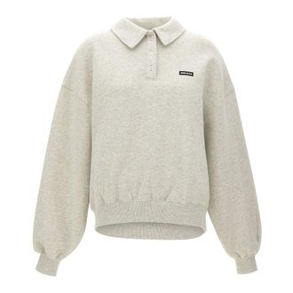 Rotate Rotate Birger Christensen, Dames, Sweatshirts & Hoodies, Grijs, Maat: M Katoen