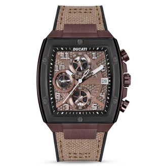 Ducati Chronograph Quartz Brown Dial Mens Watch DTWGO0001501