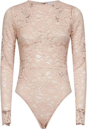 Self Portrait Top - Dames - Bodies - Beige - L - Polyester - Tops