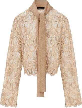 Fabiana Filippi Camicia con collo lavallière - Toni neutri