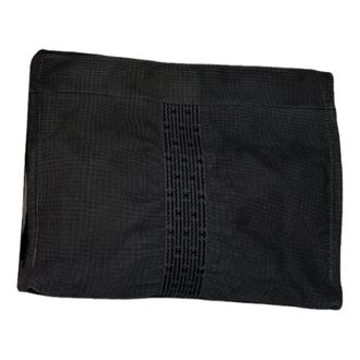 Herm&egrave;s Pre-owned Clutches, female, Black, Size: ONE SIZE Pre-owned Fabric Clutch