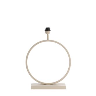 Light & Living L&aacute;mpara De Mesa - Liva - Beige - Metal - - Light&living