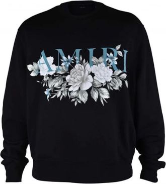 Amiri Heren, Sweatshirts & Hoodies, Zwart, Maat: XL Katoen
