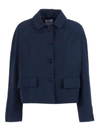 Aspesi Boxy Cropped Flap Pocket Jacket