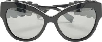 Fendi Pre-owned Accessories, female, Black, Size: ONE SIZE Pre-owned Glass Sunglasses