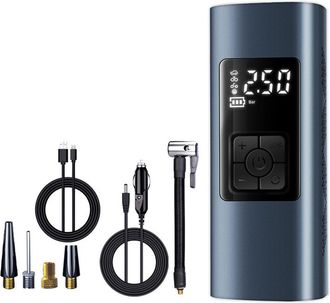 OEM 1 Minibomba De Aire El&eacute;ctrica, 6000 Mah, Pantalla Lcd Digital, 150 Psi, Para Neum&aacute;ticos De Coche Y Bicicleta