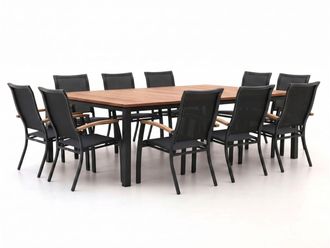 Bellagio la vita attrattiva + 15% kassakorting | Bellagio Lugo/Linosa 240x160cm dining tuinset 11-delig stapelbaar