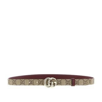 Gucci GG Marmont Reversible Thin Belt, Size 95