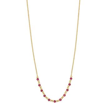 Bony Levy El Mar Ruby Station Necklace in 18K Yellow Gold at Nordstrom Rack