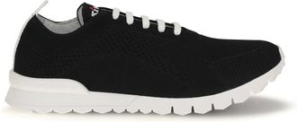 Kiton Mens Sneakers Fabric Black Upper: Trainers
