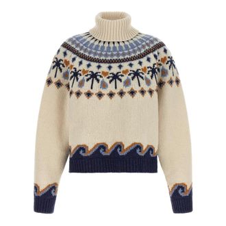 Alanui Dames, Truien, Veelkleurig, Maat: S Wol