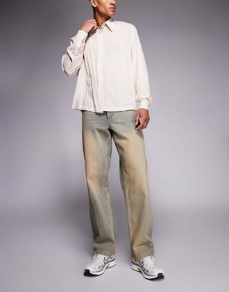 Good For Nothing Jeans ampi blu lavaggio sabbia