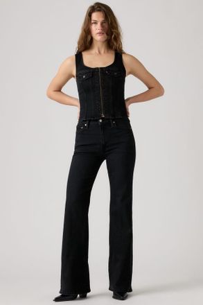 Levi's Vaqueros Ribcage Flare - Mujer - 23X30 - Negro / Slight Night