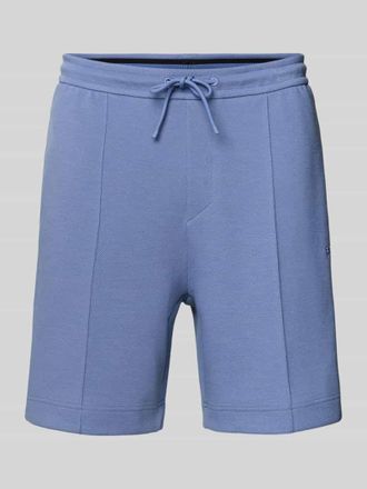 HUGO BOSS Regular Fit Shorts aus Baumwoll-Mix Modell T_JOIN Headlo in Ocean, Gr&ouml;&szlig;e XXXL