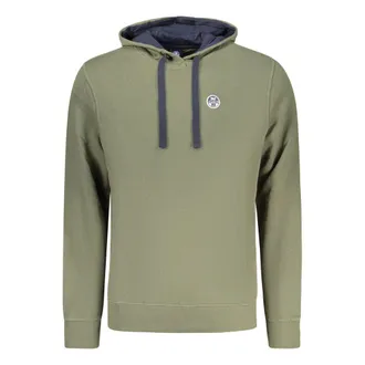 North Sails Green Cotton Mens Sweatshirt