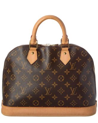 Louis Vuitton Brown Monogram Coated Canvas Alma Pm (Authentic Pre-Loved)