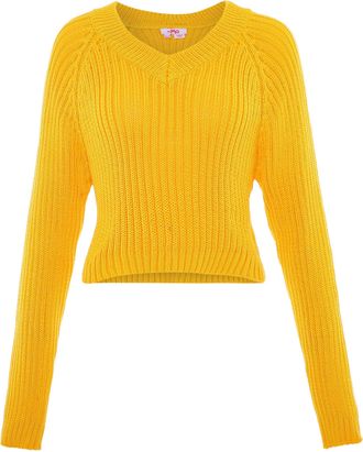 Mymo Jumper Dames geel