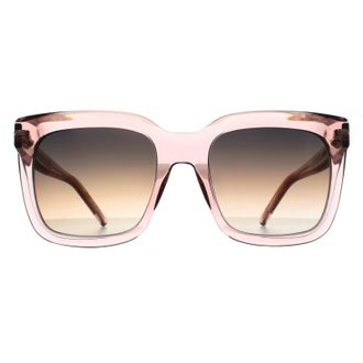 HUGO BOSS Square Womens Transparant Rose Grijs Bruin Kleurverloop BOSS 1656/S