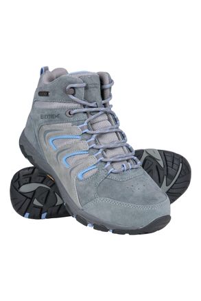 Mountain Warehouse Aspect Womens Waterproof Boots High Traction Outsole Hiking Shoes Grey