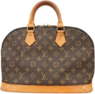 Louis Vuitton Pre-owned Handbags, female, Brown, Size: ONE SIZE Pre-owned Monogram Canvas Handbag
