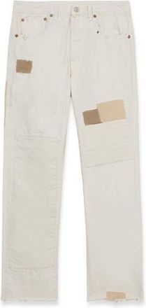 Fortela 965 John Japan Selvedge 5-Pocket Regular Fit Ecr&ugrave; Denim in Beige at Nordstrom, Size 24 33 Eu