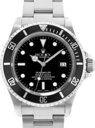 Rolex Pre-owned Rolex Sea-Dweller 4000 Automatic Black Dial Mens Watch 16600