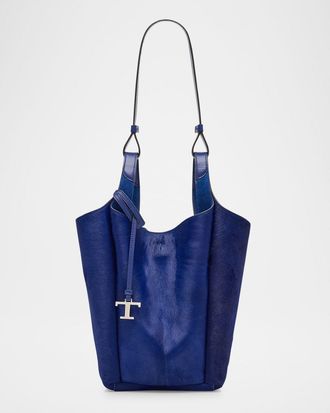 Tod's Small Horse Hair Shoulder Bag