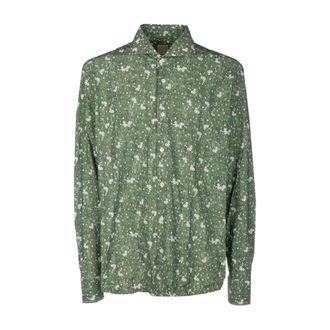 4funkyflavours Casual Hemden - Heren - Overhemden - Groen - Maat: 2XL