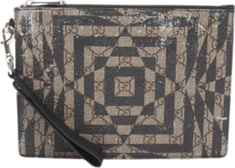 Gucci Pre-owned Vintage Clutch Tas - Dames - Vintage Clutch - Veelkleurig - ONE Size - Leer - Vintage