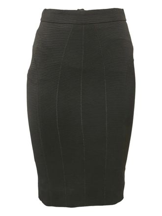 Dolce & Gabbana stretch-crepe pencil skirt - Black