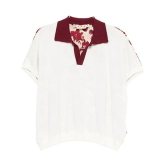 Marni Blouses, female, White, Size: 3XS Cotton Jersey Blouse