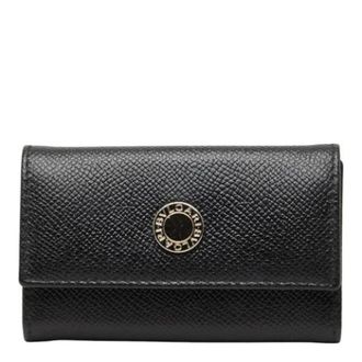 Bulgari Pre-owned Keycase - Dames - Vintage Accessoires - Zwart - ONE Size - Leer - Vintage