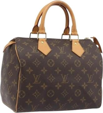 Louis Vuitton Pre-owned Speedy 25 Hand Bag - Dames - Vintage Handtas - Bruin - ONE Size - Leer - Vintage