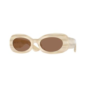 Oliver Peoples Sunglasses, female, Beige, Size: 53 MM 1992C Sunglasses