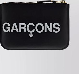 Comme Des Gar&ccedil;ons leather zip coin wallet