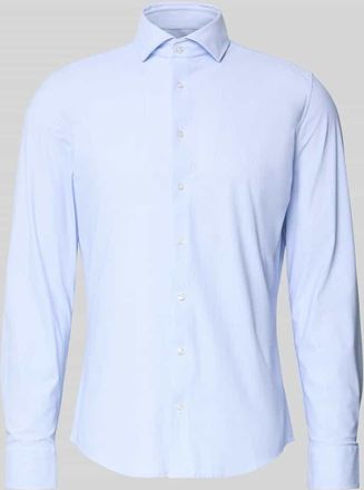 Seidensticker Slim Fit Business-Hemd mit Haikragen in Bleu, Gr&ouml;&szlig;e 38